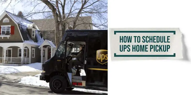 UPS Home Pickup: How to Schedule it?