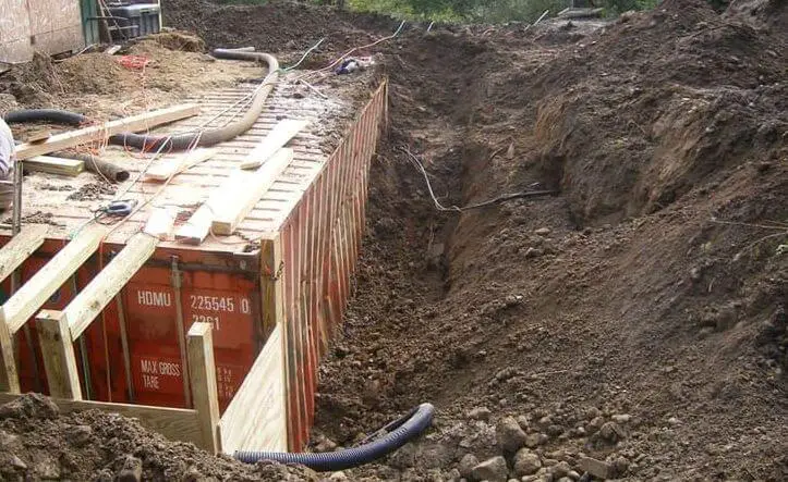 How to Dig a Shipping Container Under the Ground?