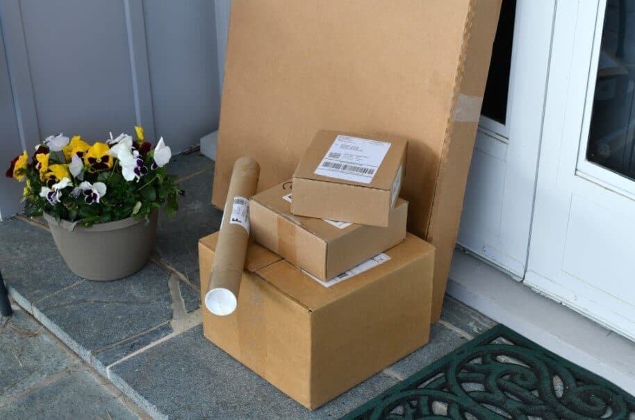 Packages at doorstep