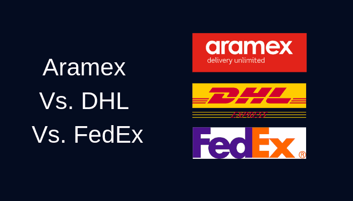 Aramex Vs. DHL Vs. FedEx