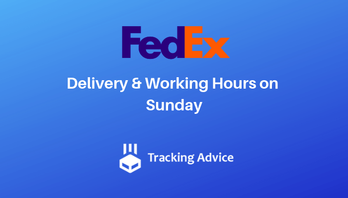 Does fedex deliver on sundays