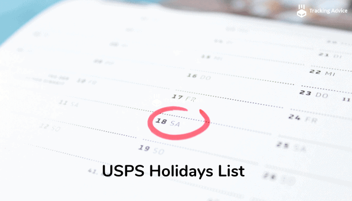 usps holidays list