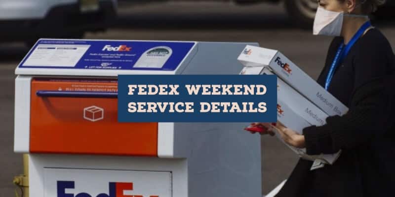 Fedex Weekend Service