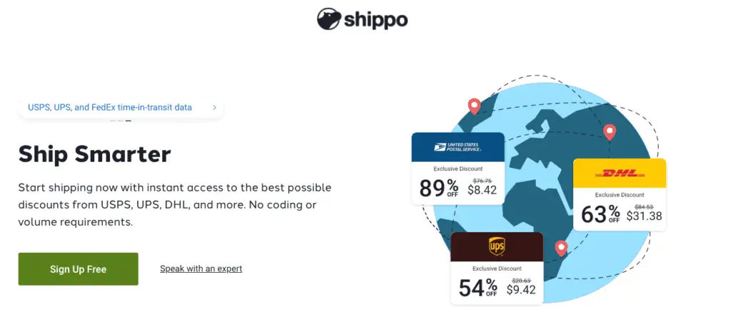 shippo usps discounts and calculator