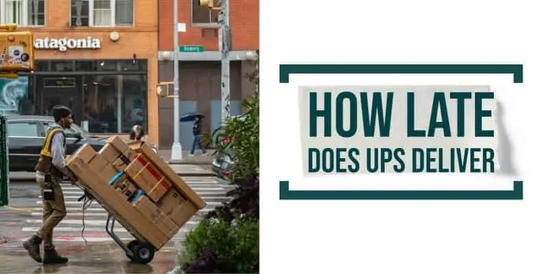 UPSはどのくらい遅れて配達しますか：理由は何ですか？