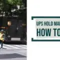 UPS hold mail: How to do it