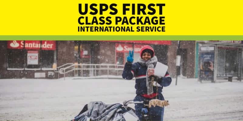 USPS first class package international service