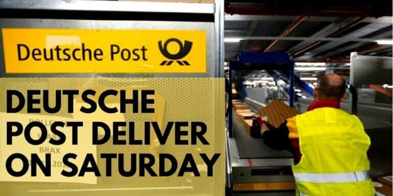 does deutsche post deliver on saturday