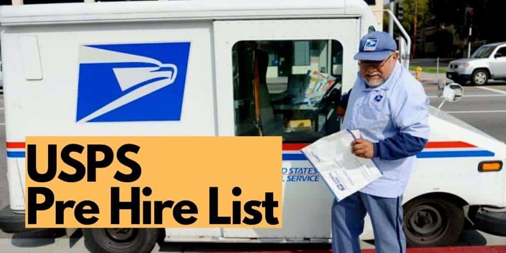 USPS Pre hire List all you need to know