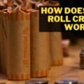 How does a coin roll crimper work?