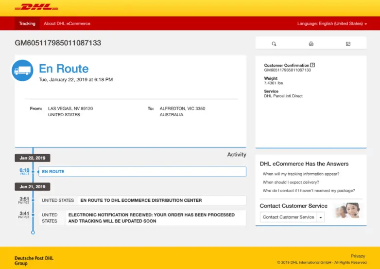 How to Track your Return Shipment with Deutsche Post