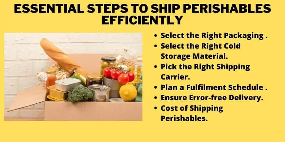 Essential Steps to Ship Perishables Efficiently