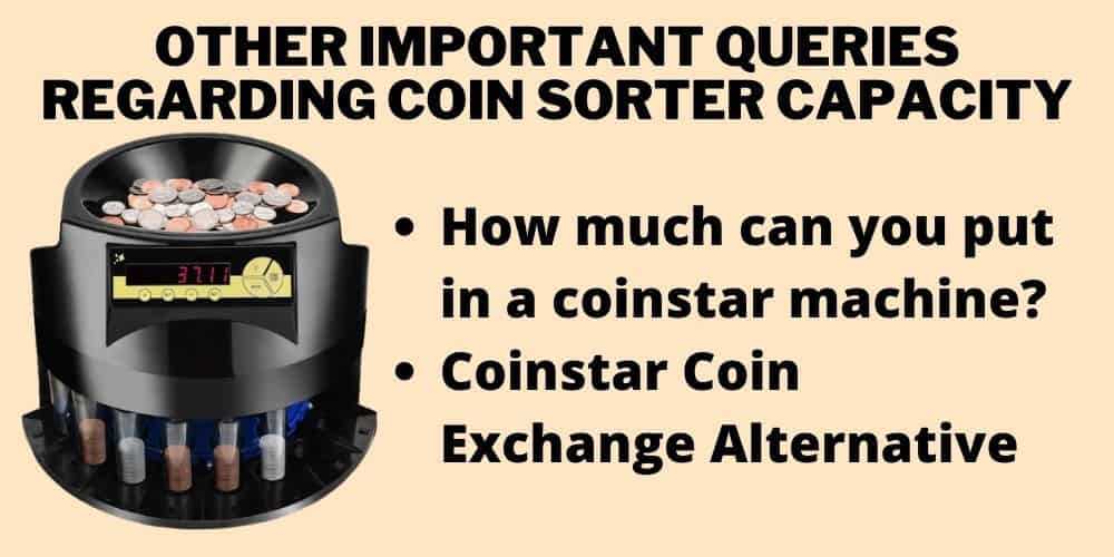 Coinstar machine capacity