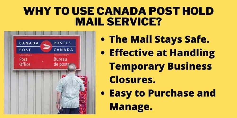 List of reasons why to use Canada post hold mail service