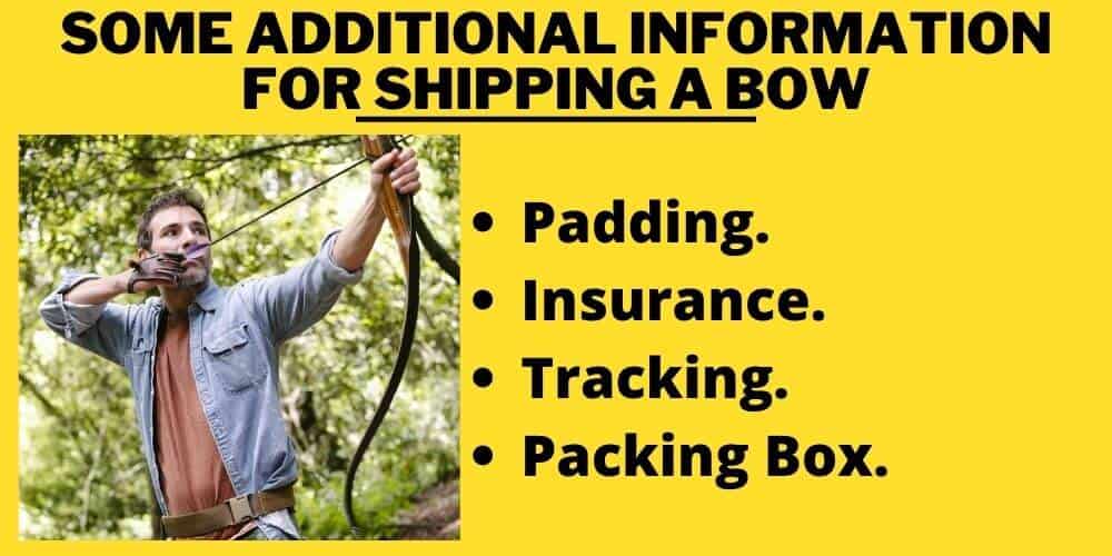 Make sure about Padding, Insurance, Tracking and Packing box