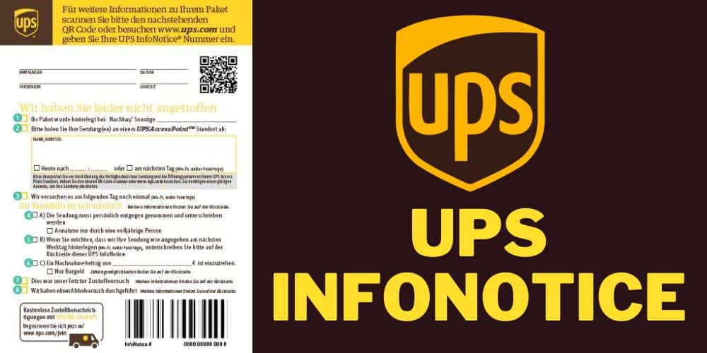 UPS Infonotice 2023: What you need to know