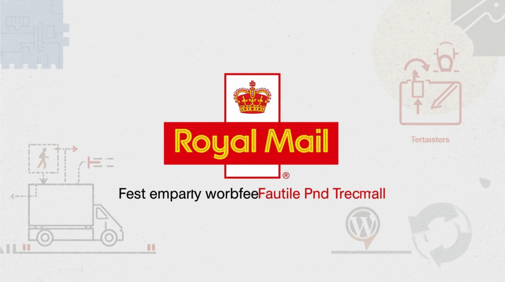 Royal Mail delivery tracking icon and service logo.