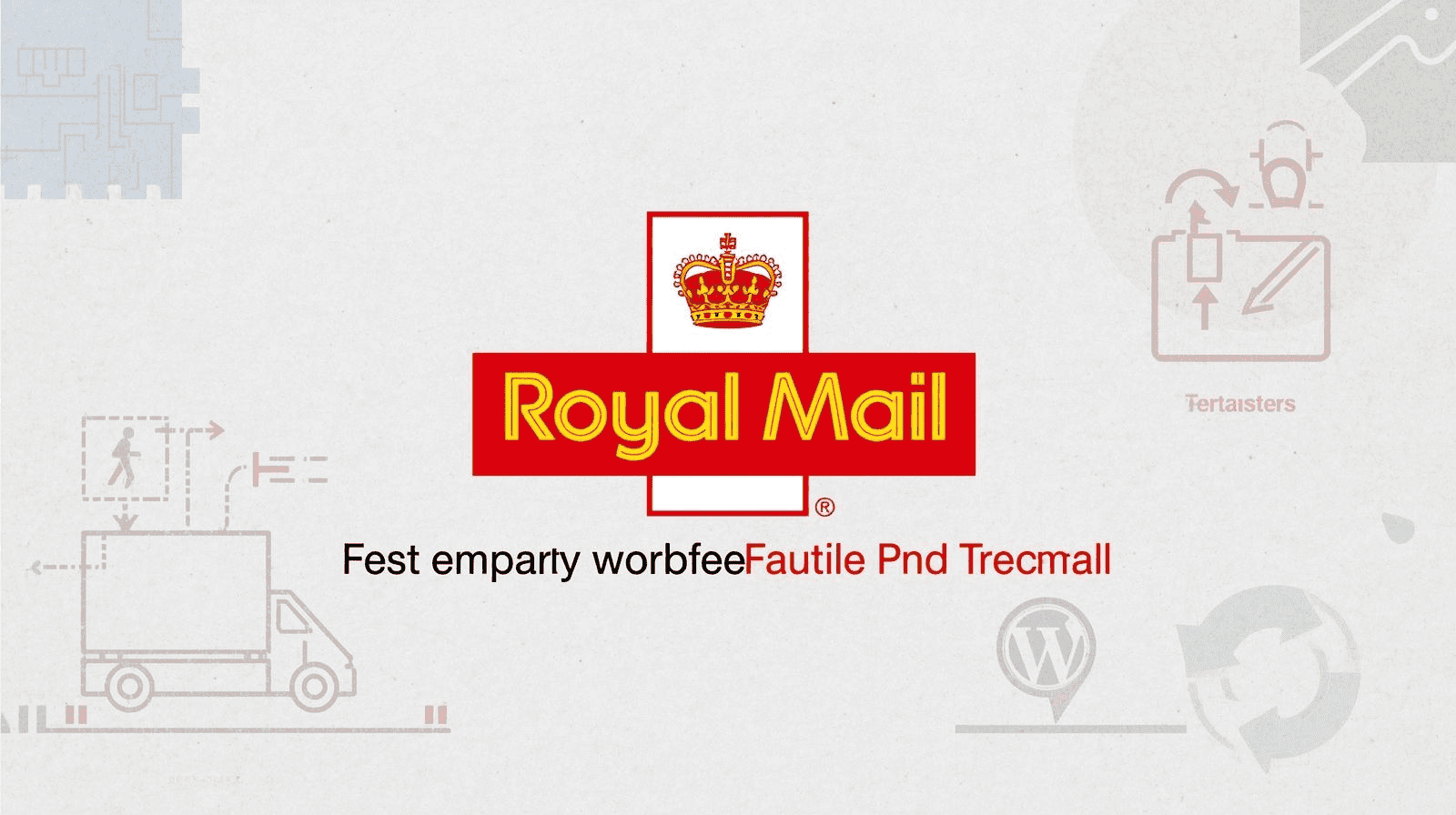 Royal Mail delivery tracking icon and service logo.