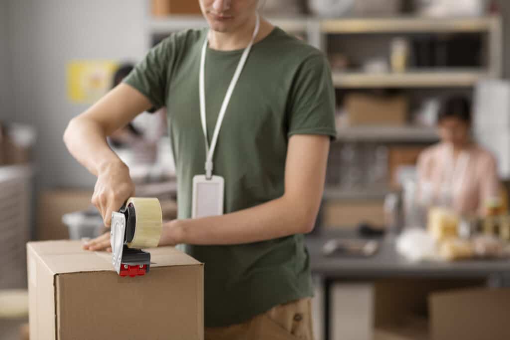 human sorting package Reliable packaging and shipping in a warehouse environment. - USPS Delivered To Wrong Address